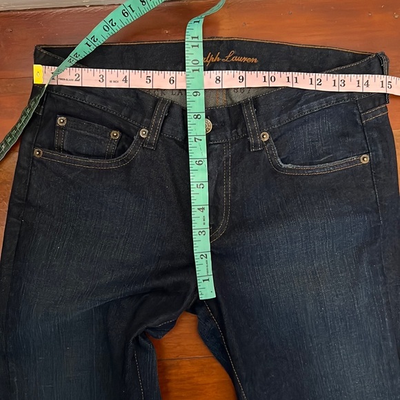 NWOT Ralph Lauren Black Label Peacock Feather Jeans - Picture 5 of 16